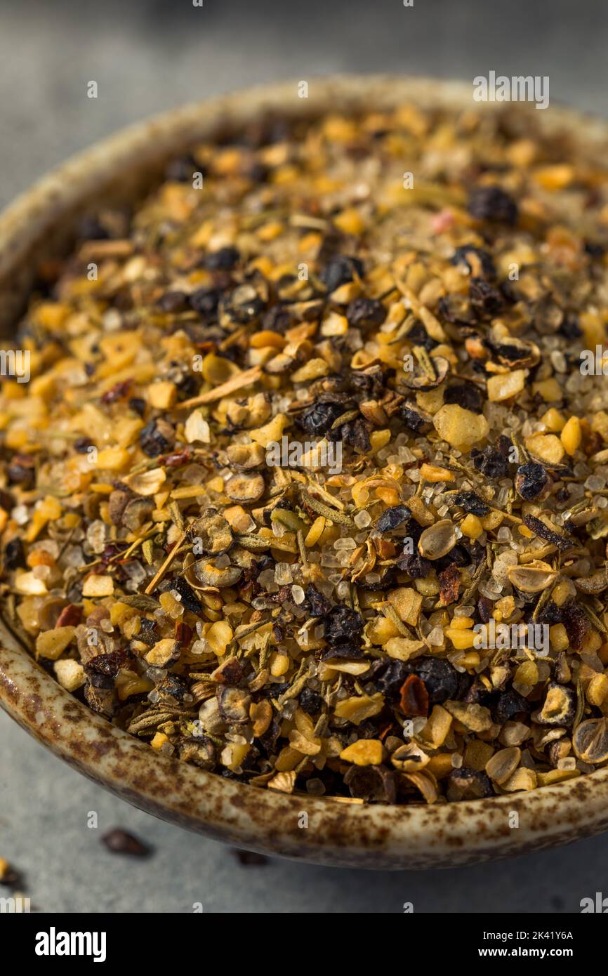 Dry Homemade Barbecue BBQ Rub in a Bowl Stock Photo - Alamy