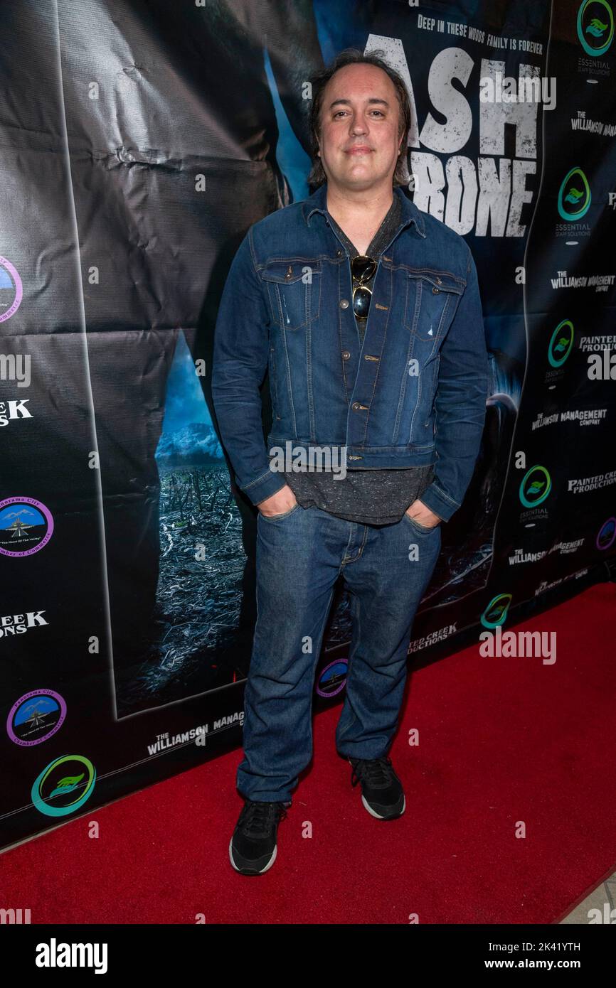 Encino, CA, September 28, 2022, Jimmy Drain attends Los Angeles Premiere of 'Ash and Bone' at Laemmle Town Center 5, Encino, CA on September 28, 2022 Stock Photo