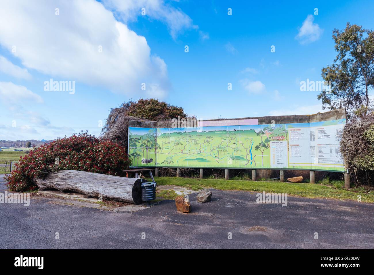 Mole Creek in Meander Valley Tasmania Australia Stock Photo Alamy