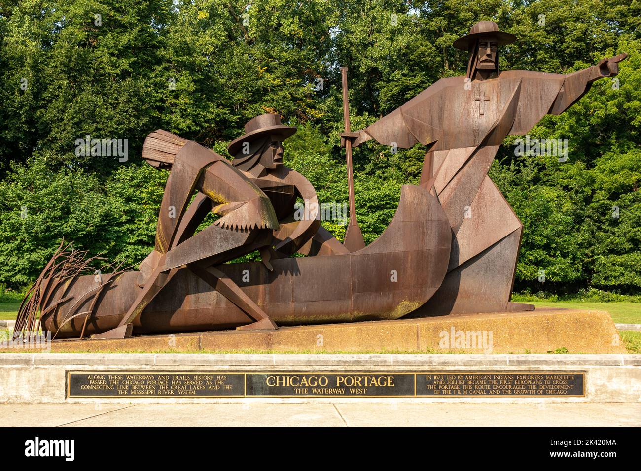 Chicago portage hi-res stock photography and images - Alamy