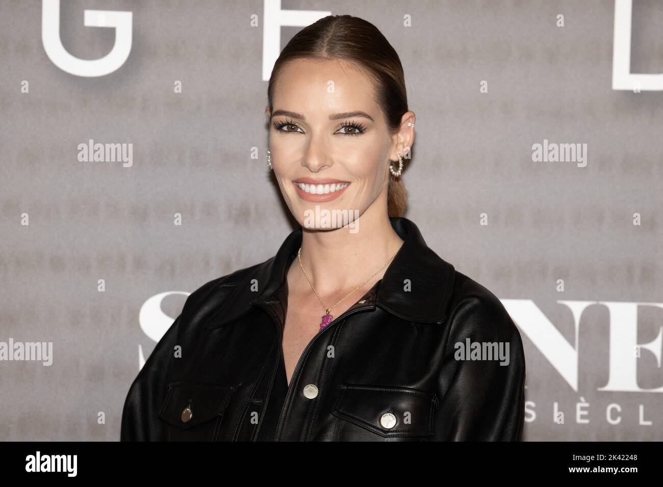 Maeva Coucke attends the Simone, Le Voyage du Siecle Premiere at UNESCO