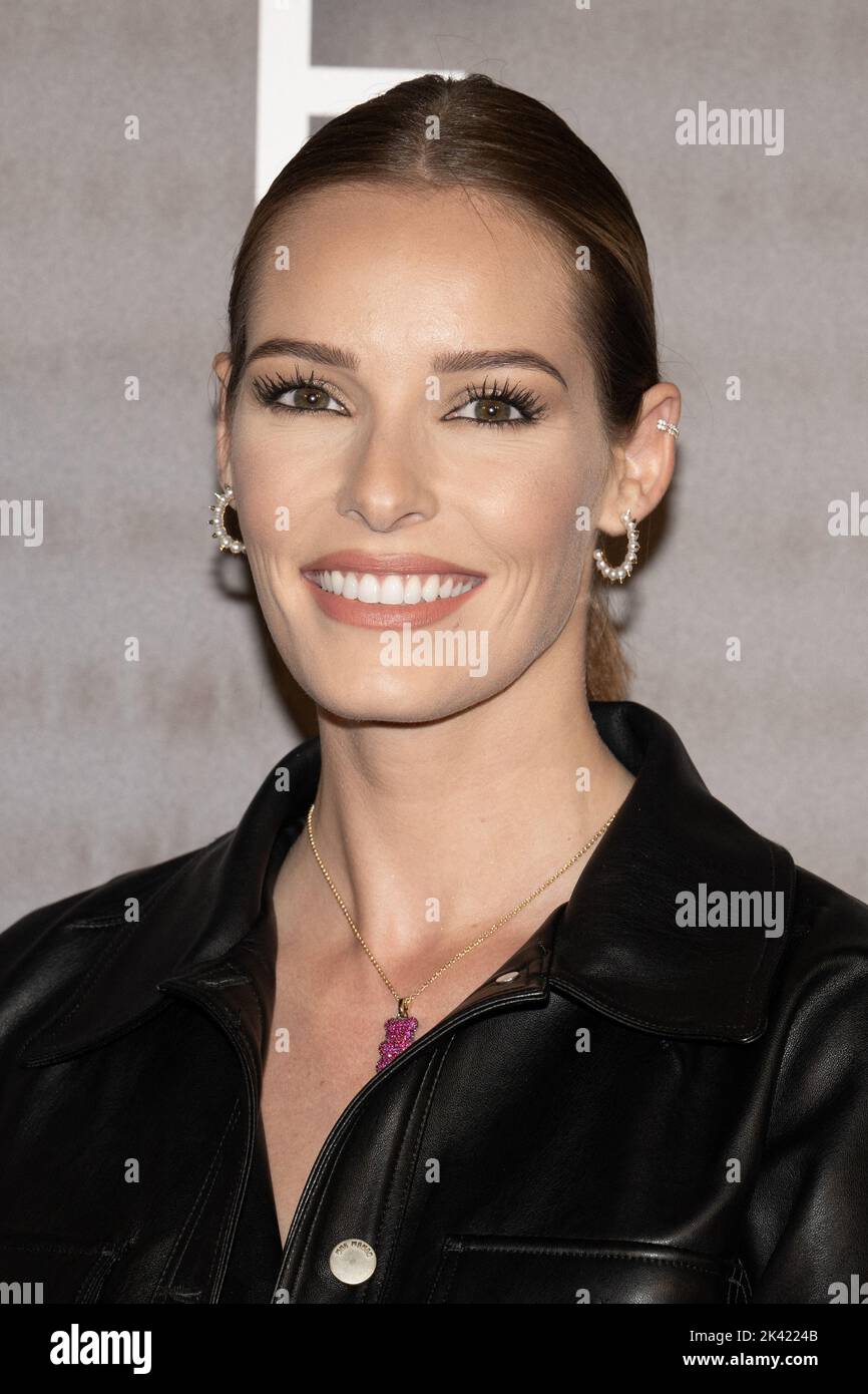 Maeva Coucke attends the Simone, Le Voyage du Siecle Premiere at UNESCO