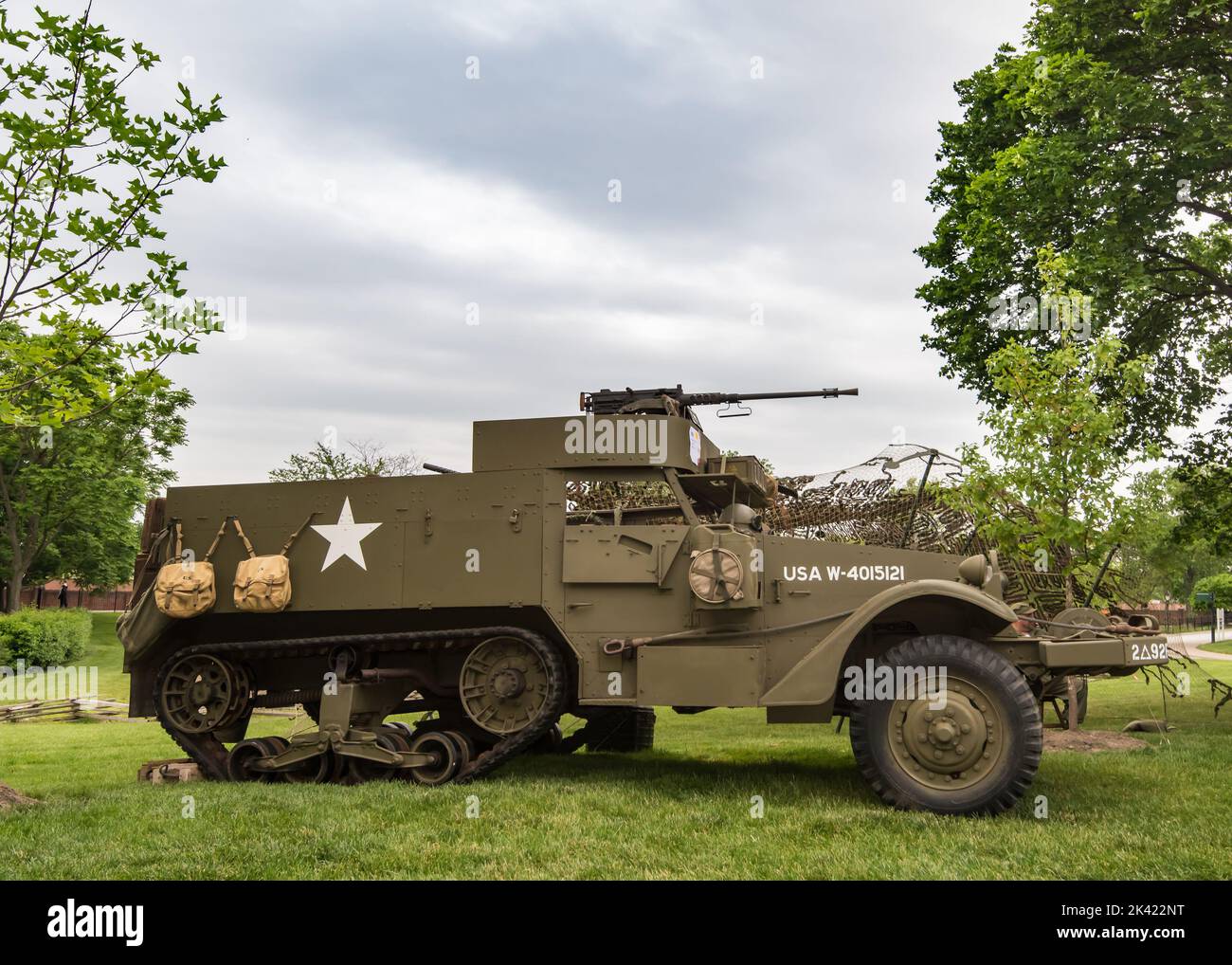 42-Years-Owned 1943 White M4A1 Half-Track Mortar Carrier for