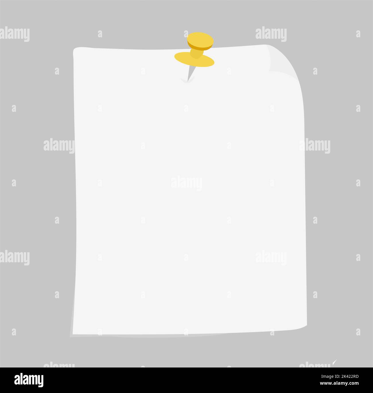 Realistic lined sticky notes with clip binder and adhesive tape. Blank ...