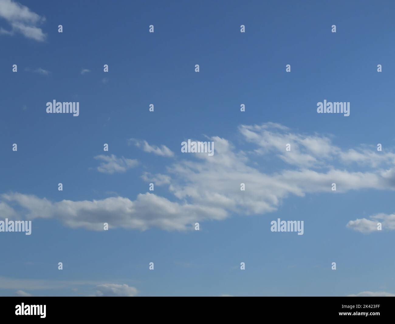 Blue sky and clouds - Stock Image Stock Photo - Alamy