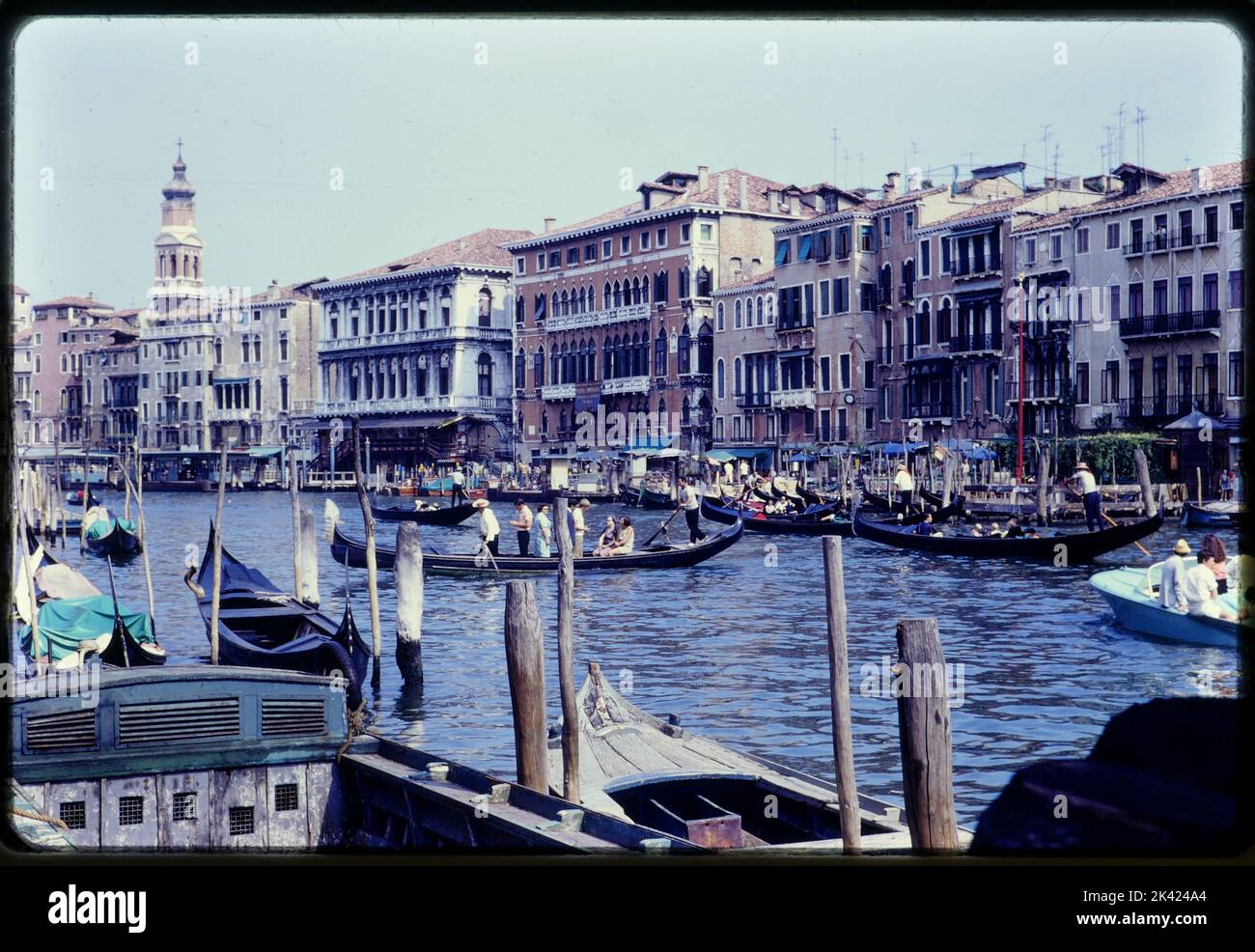 Venice, Italy, archives 1967 Stock Photo
