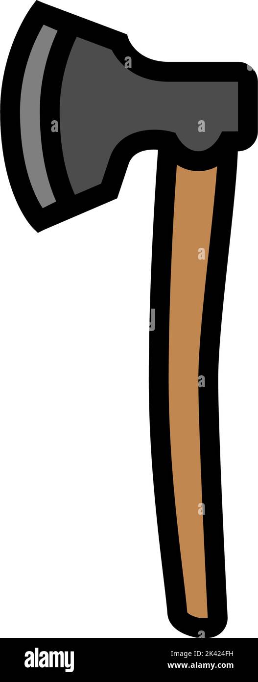 broad axe hatchet color icon vector illustration Stock Vector Image ...