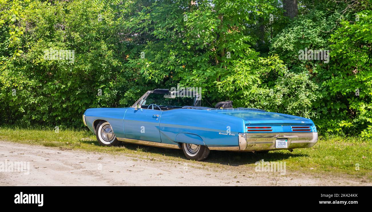 FLINT, MI/USA JUNE 22, 2019 A 1967 Pontiac Grand Prix car, Sloan