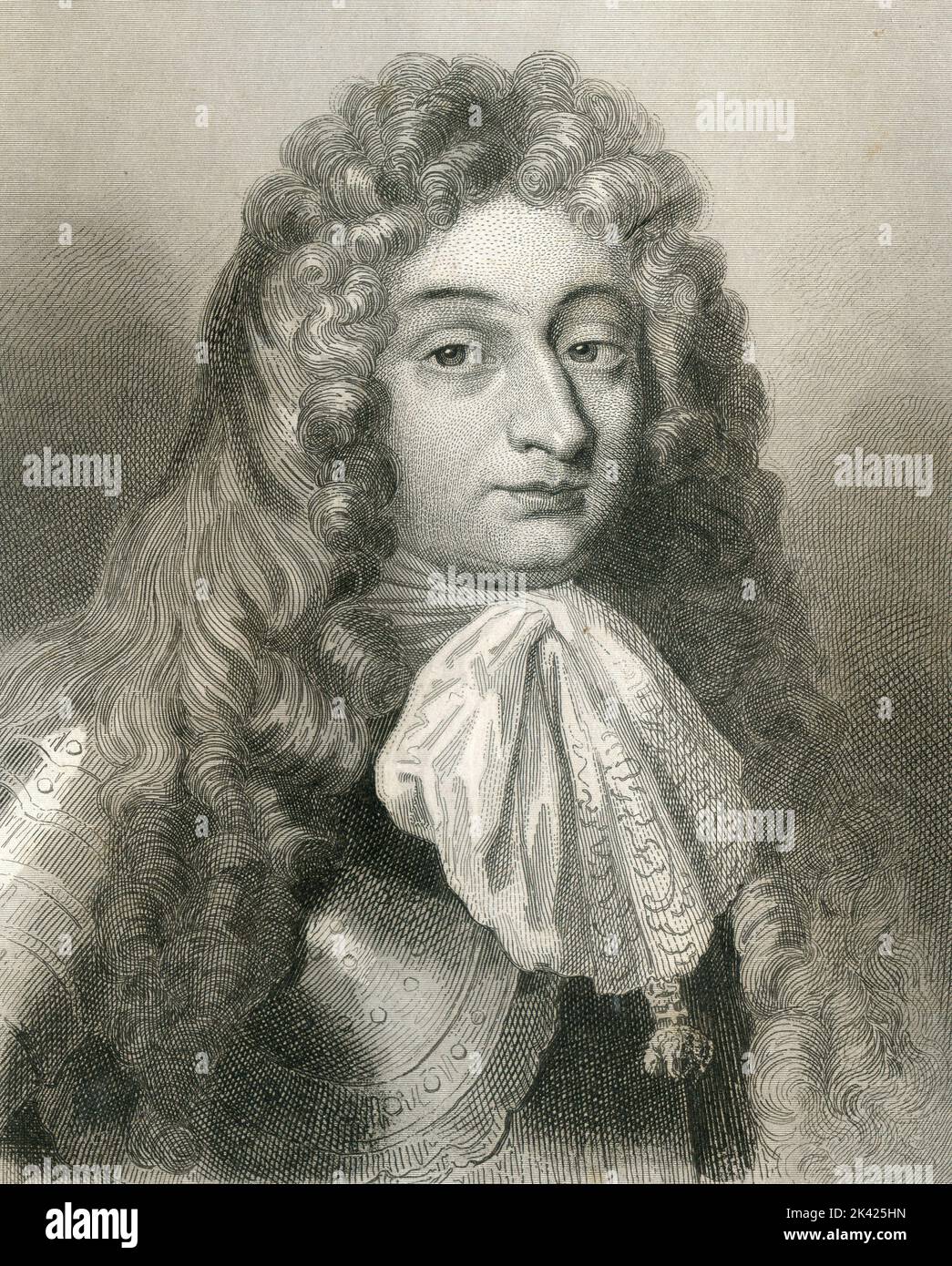 Portrait of French nobleman Charles-Leopold-Nicolas-Sixte de Lorraine, 1800 ca. Stock Photo