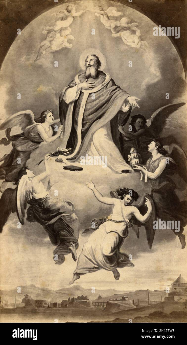 Saint Marcellus in Glory, altarpiece in the church of St. Marcello al