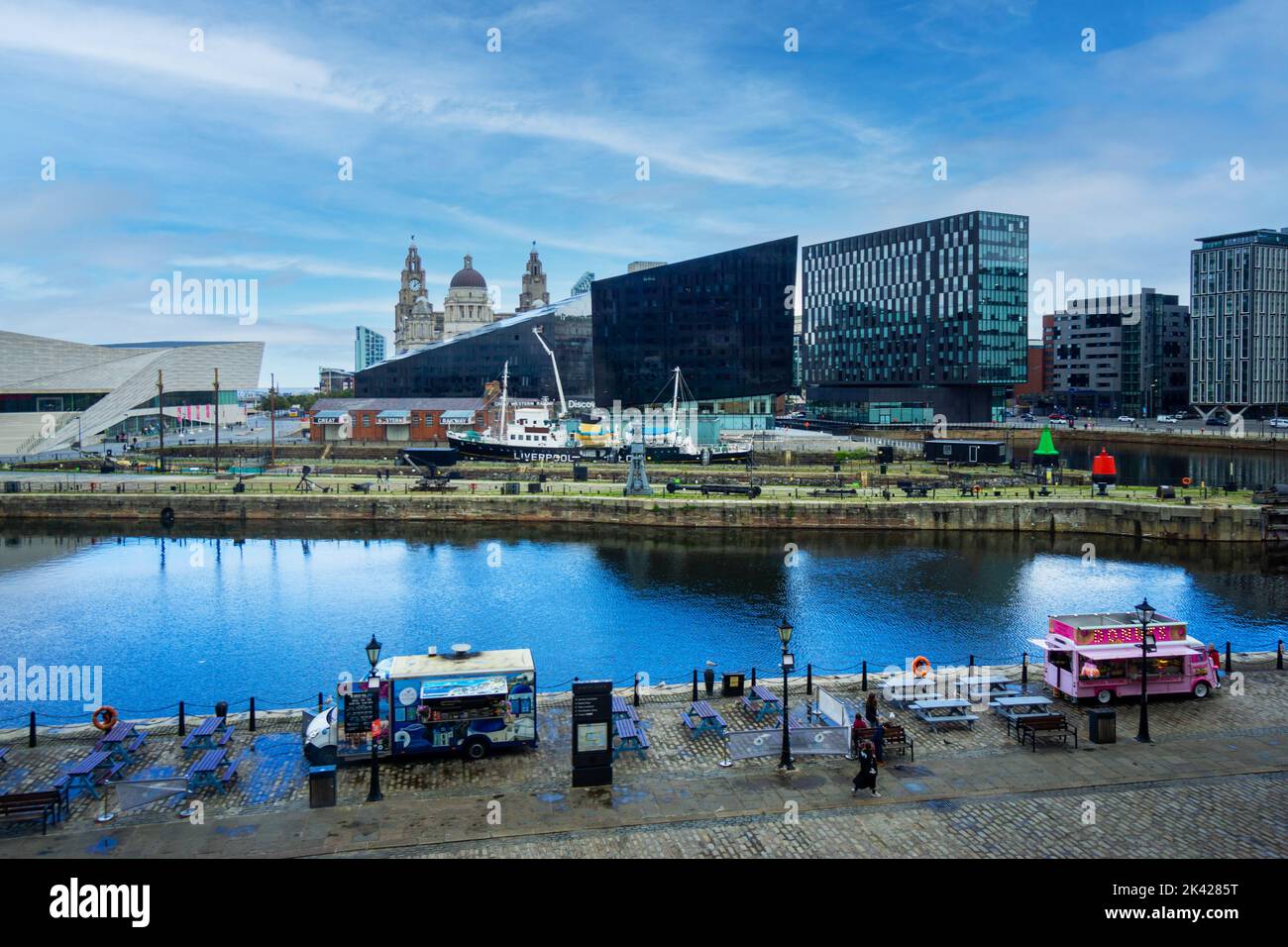 Royal Albert Dock area in Liverpool Stock Photo Alamy