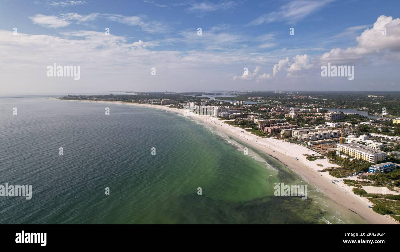 Siesta key beach Florida Stock Photo