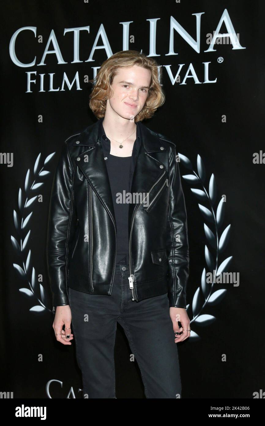 Long Beach, CA. 22nd Sep, 2022. Dylan Keeffe at arrivals for Catalina Film Festival 2022 - THU, Scottish Rite Event Center, Long Beach, CA September 22, 2022. Credit: Priscilla Grant/Everett Collection/Alamy Live News Stock Photo