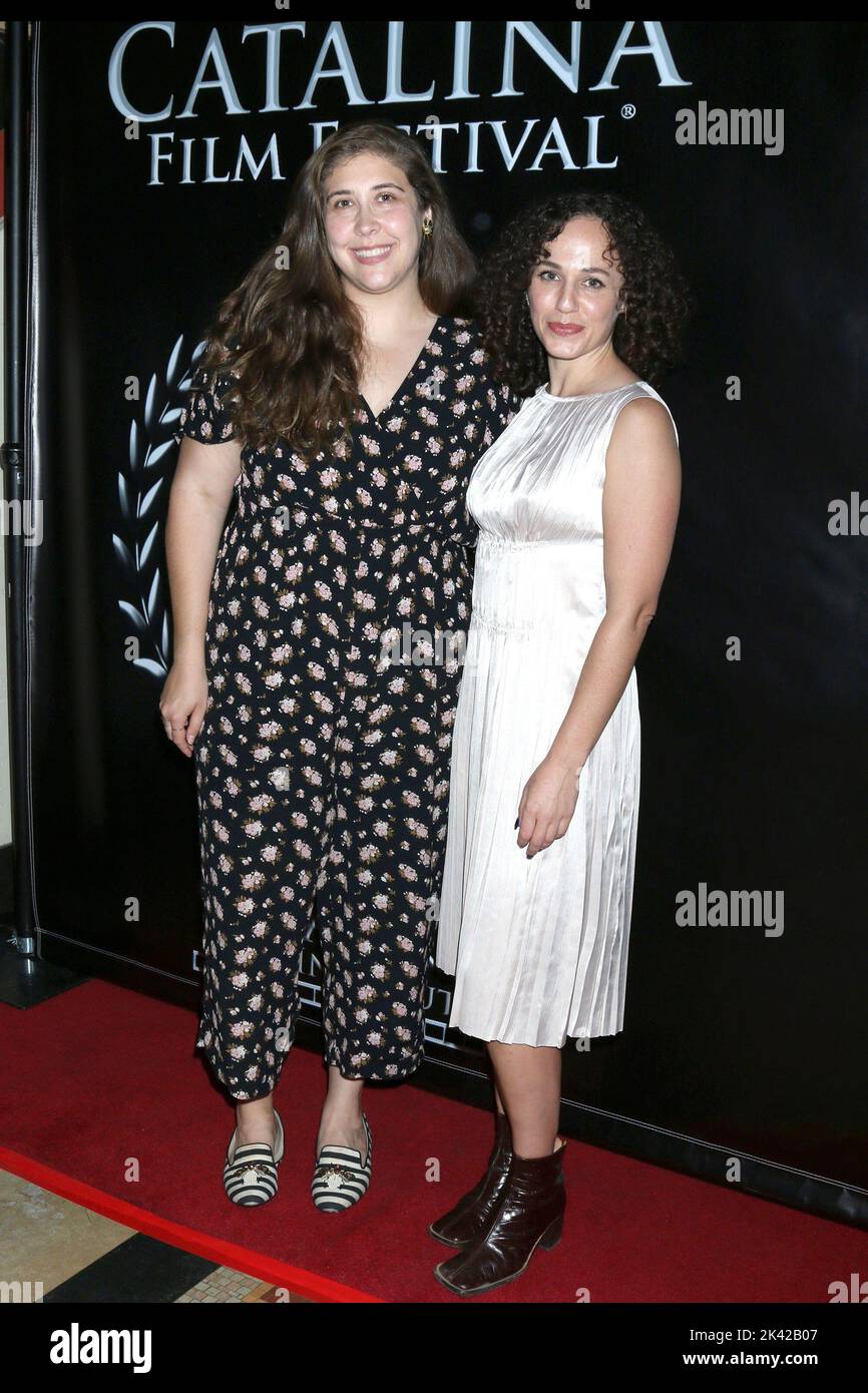 Long Beach, CA. 22nd Sep, 2022. Emma Kanter, Becky Phillips at arrivals for Catalina Film Festival 2022 - THU, Scottish Rite Event Center, Long Beach, CA September 22, 2022. Credit: Priscilla Grant/Everett Collection/Alamy Live News Stock Photo