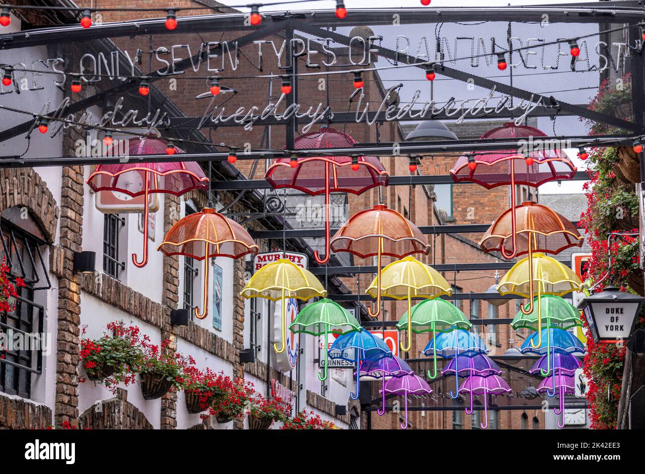 Commercial Court, Cathedral Quarter, Belfast, Northern Ireland, UK Stock Photo