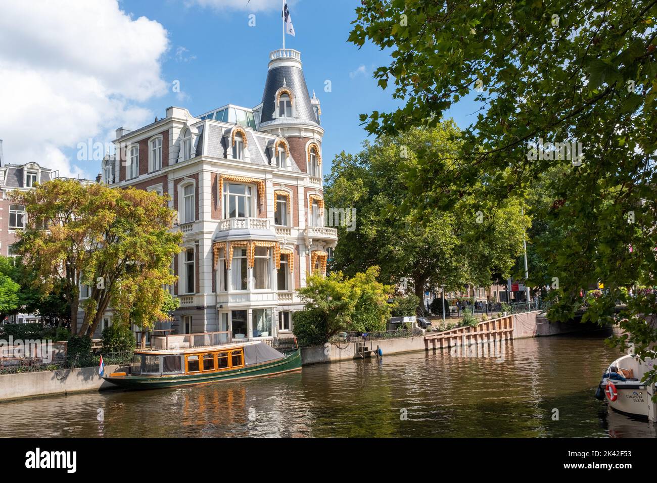 Atlas Tax Law Firm - Picturesque building near Rijksmuseum, Amsterdam, The Netherlands Stock Photo