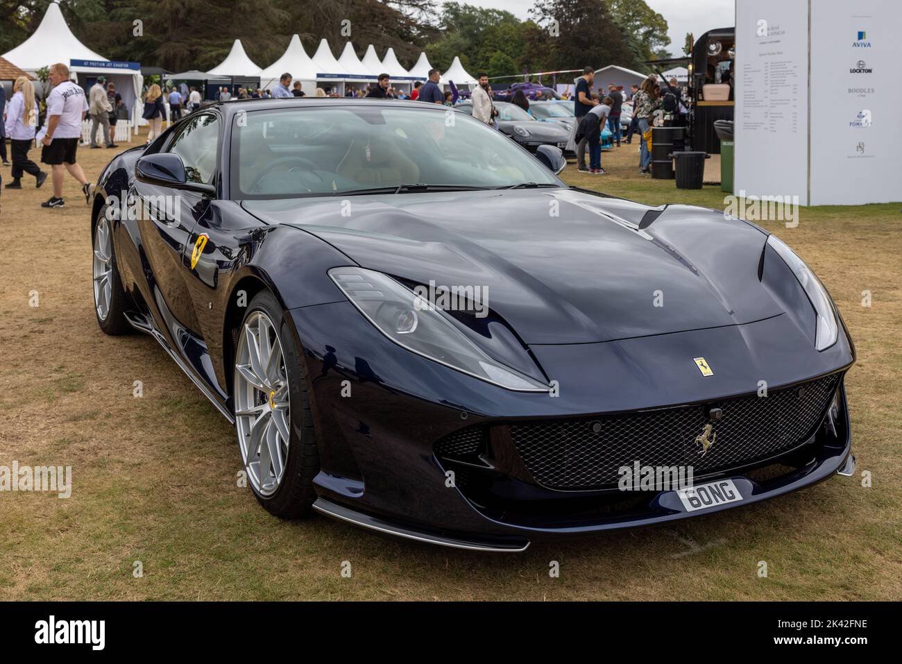 Ferrari 812 Superfast ‘6 ONG’ on display at the Salon Privé Concours d’Elégance motor show held at Blenheim Palace Stock Photo