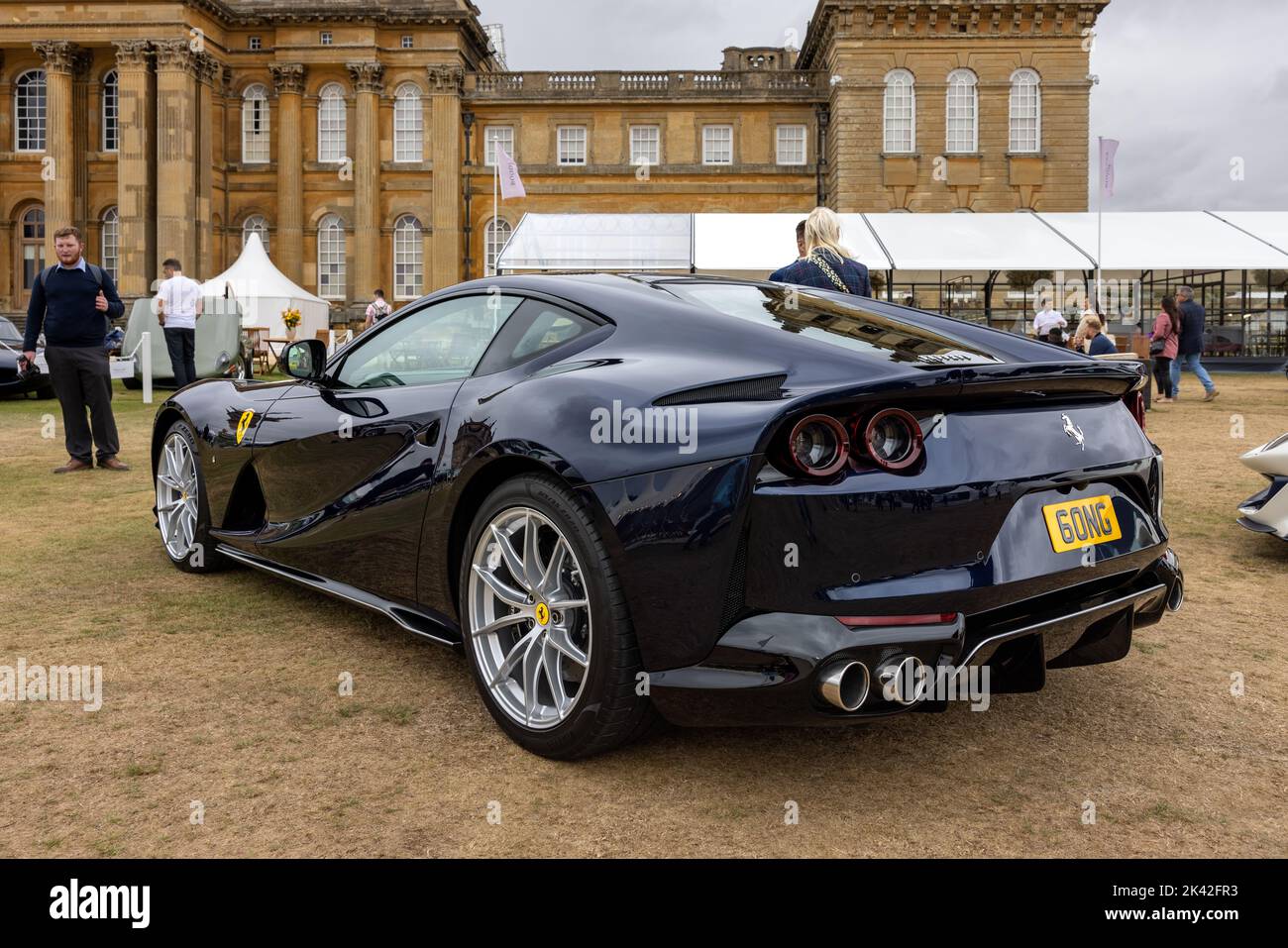 Ferrari 812 Superfast ‘6 ONG’ on display at the Salon Privé Concours d’Elégance motor show held at Blenheim Palace Stock Photo