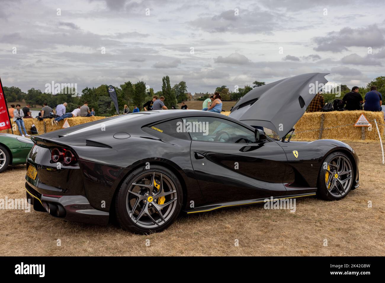 Ferrari 812 Superfast, on display at the Salon Privé Concours d’Elégance motor show held at Blenheim Palace Stock Photo