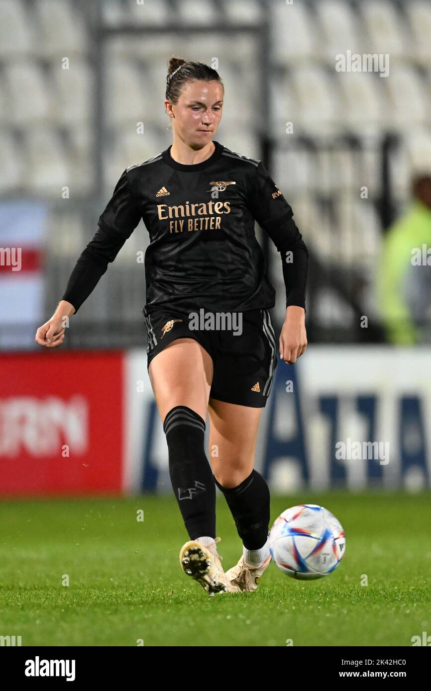 AMSTERDAM - Steph Catley of Arsenal WFC during the Women's UEFA ...