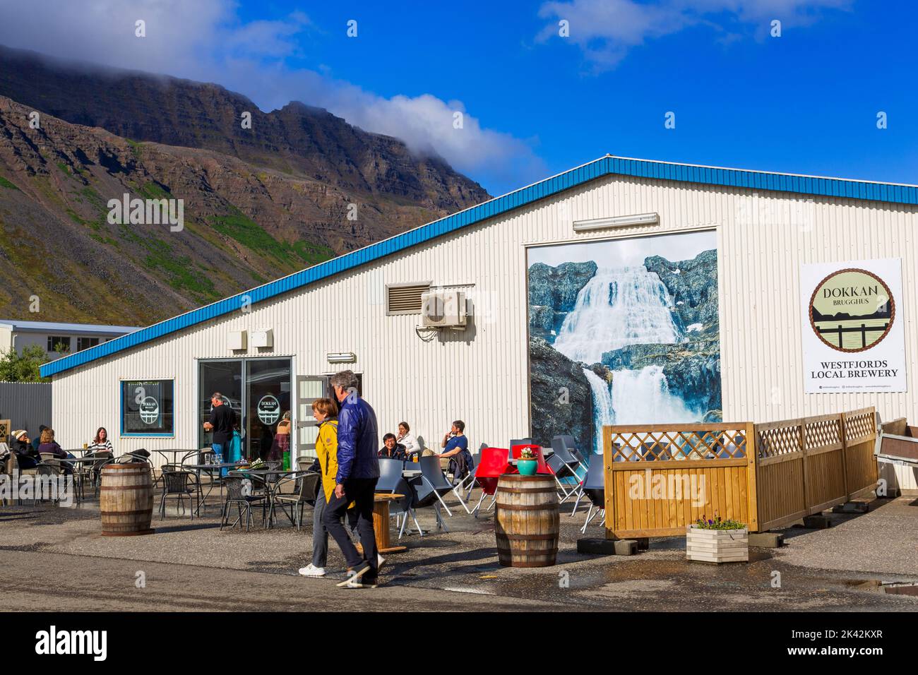 Brewery in Isafjordur, Iceland, Europe Stock Photo