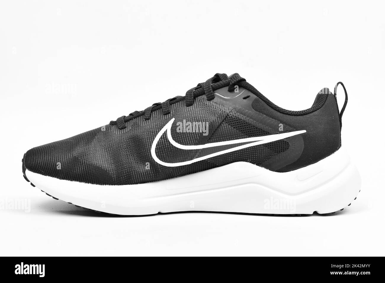 New Delhi, India 29 September 2022 Nike running shoe on white