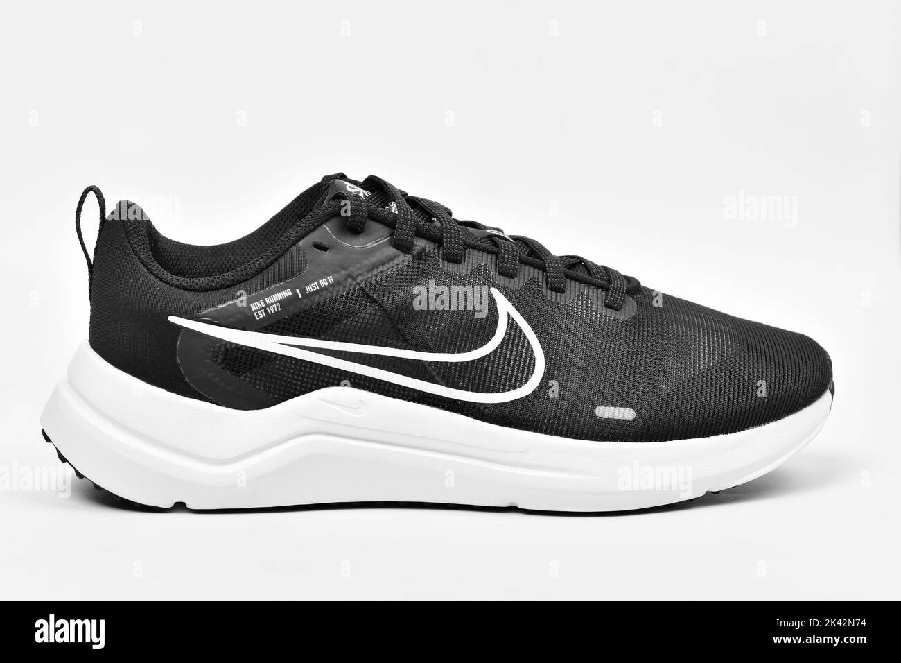 New Delhi, India - 29 September 2022 : Running shoe from nike on white background Stock Photo