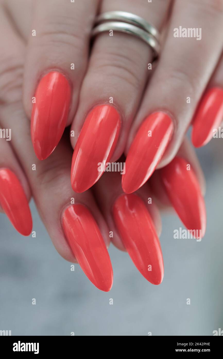 Get Your Nails Summer-Ready with Gorgeous Coral Acrylic Nails – RainyRoses