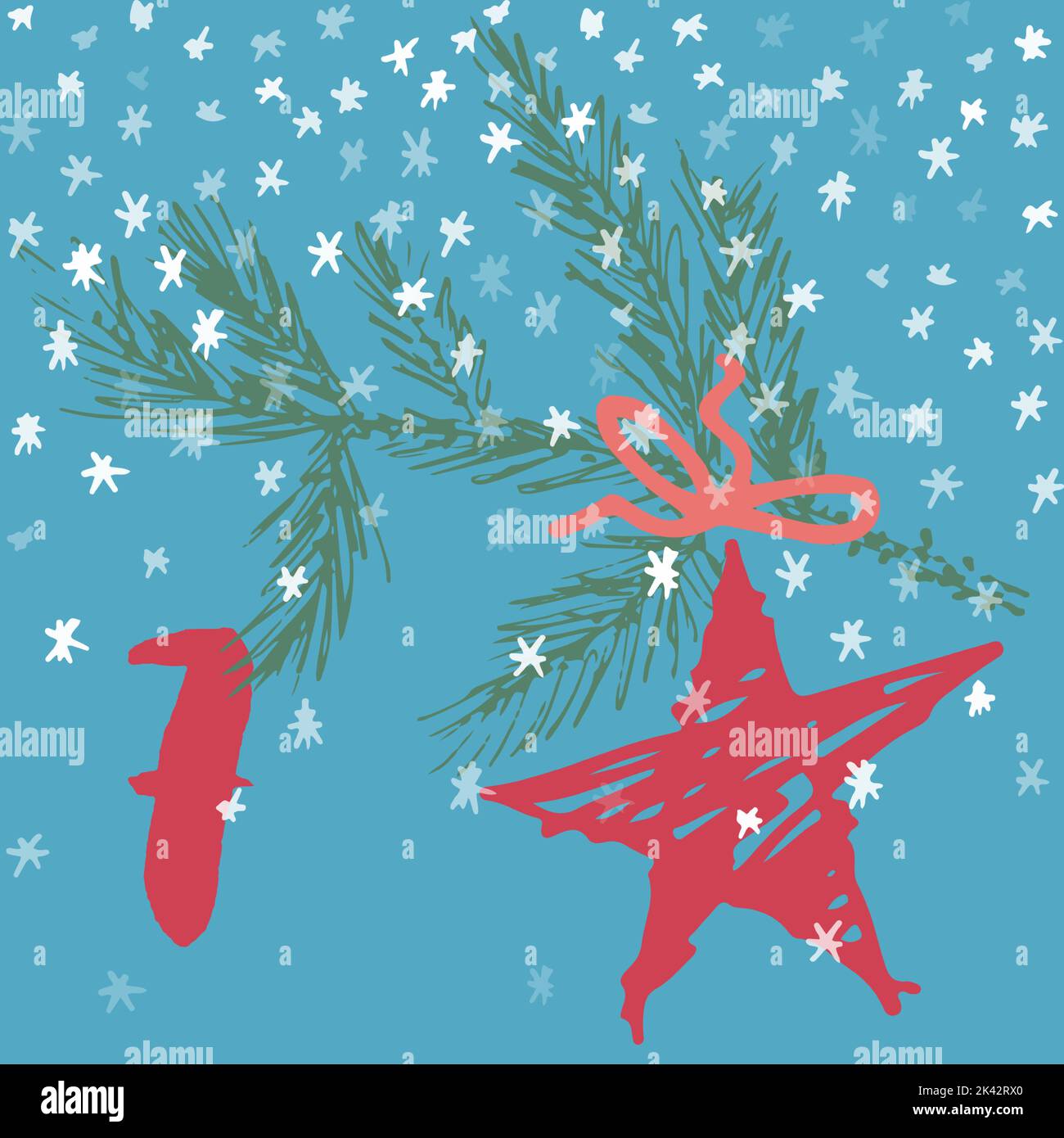 Page Advent Calendar 25 days of Christmas with space for text Stock ...