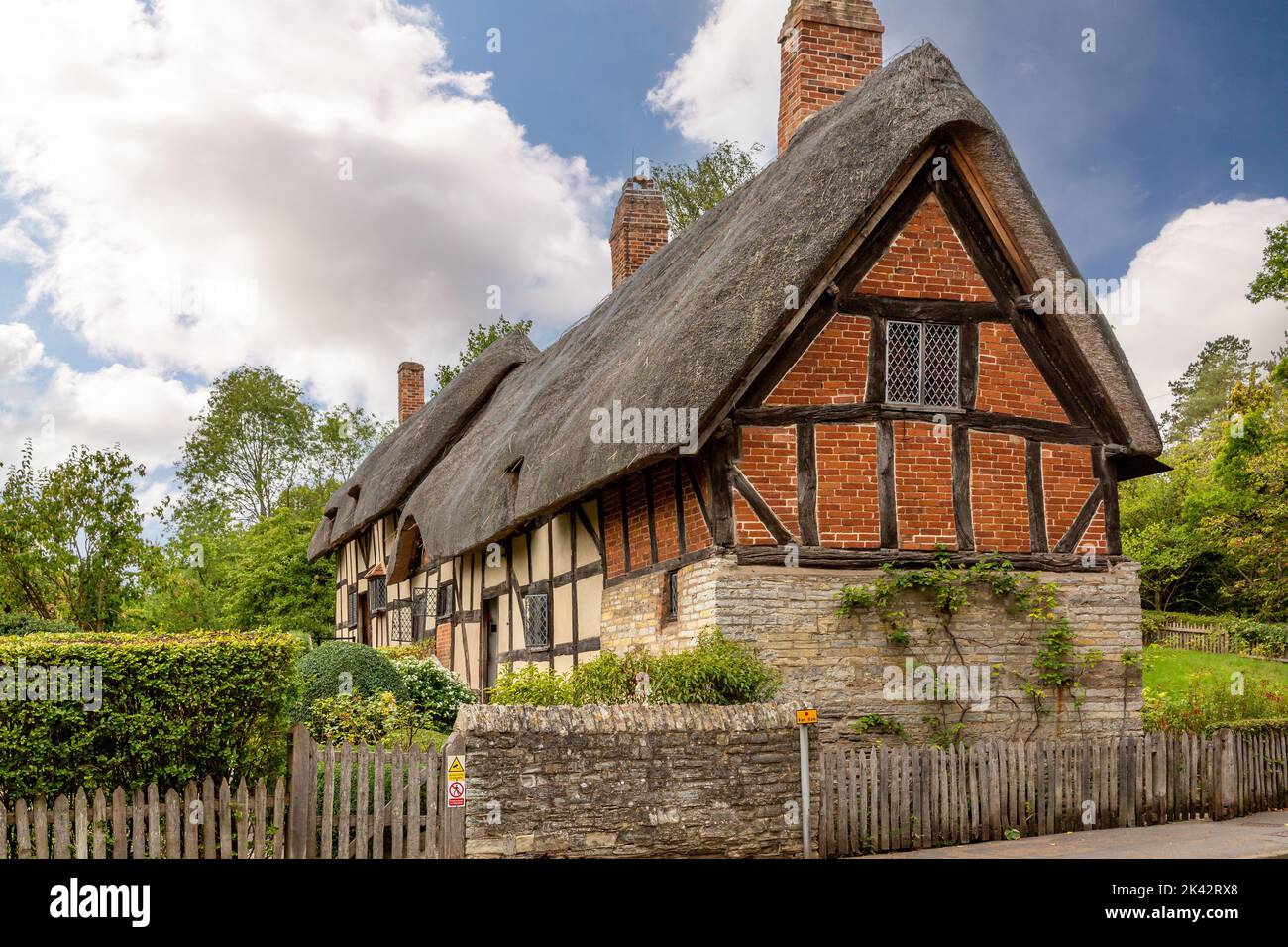 Anne Hathaway's cottage in Shottery, Stratford upon Avon, UK Stock