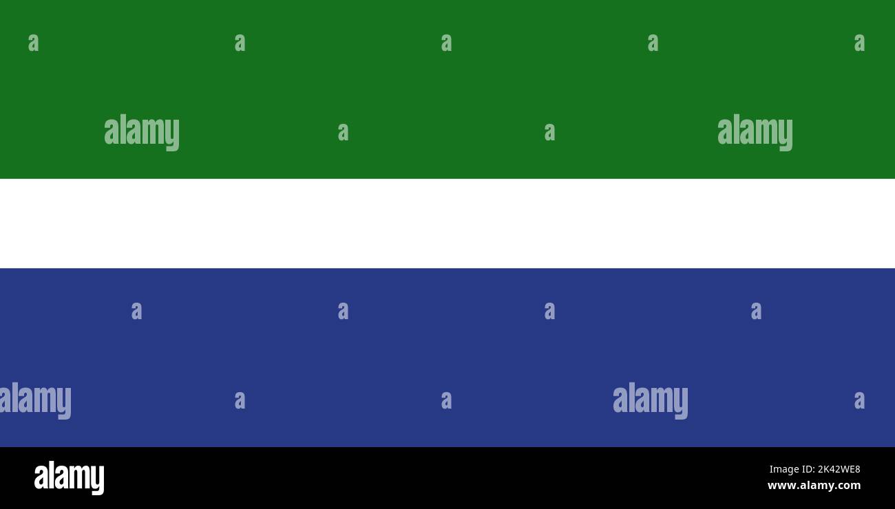 flag of Baltic Finns Livonians. flag representing ethnic group or culture, regional authorities. no flagpole. Plane design, layout Stock Photo