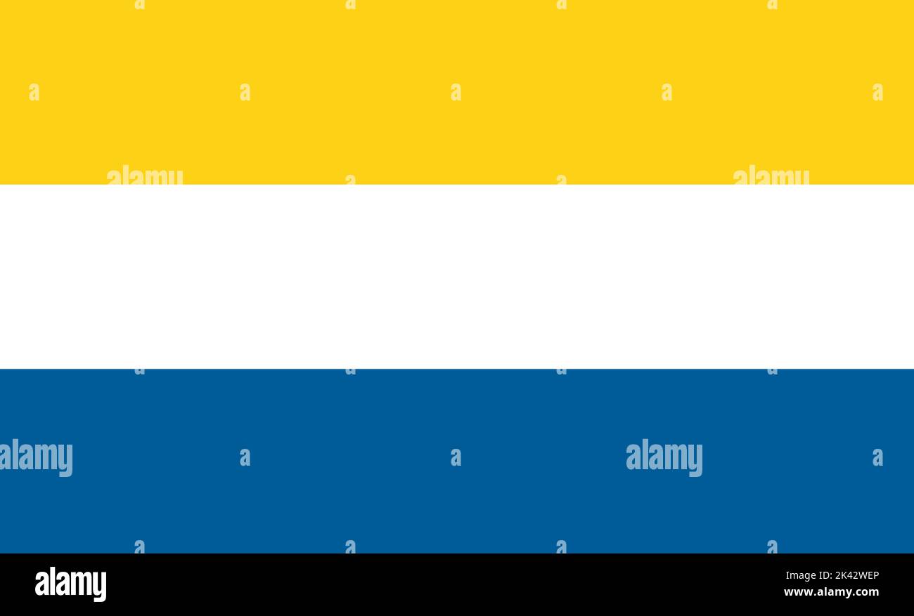 flag of Baltic Finns Tornedalians. flag representing ethnic group or culture, regional authorities. no flagpole. Plane design, layout Stock Photo