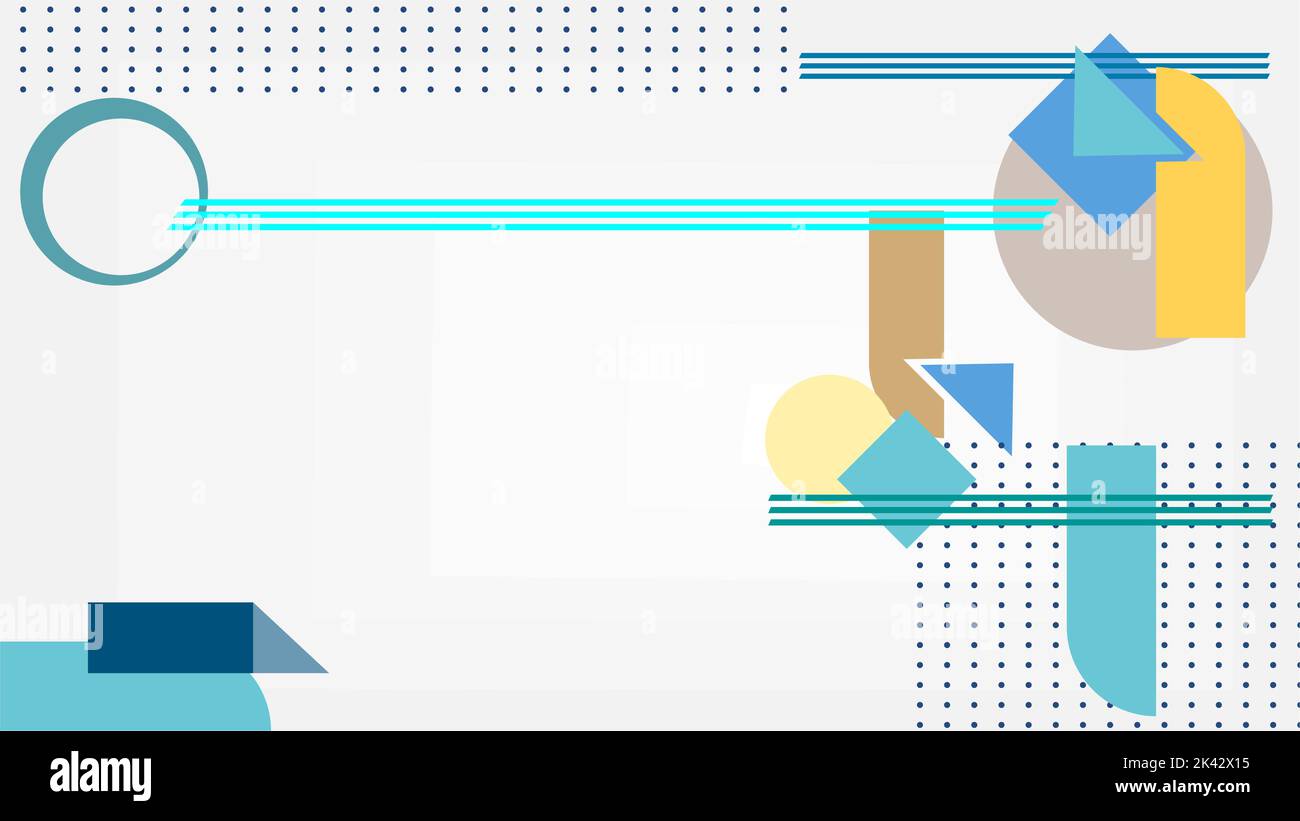abstract geometric figures colorful background illustartion in vector ...