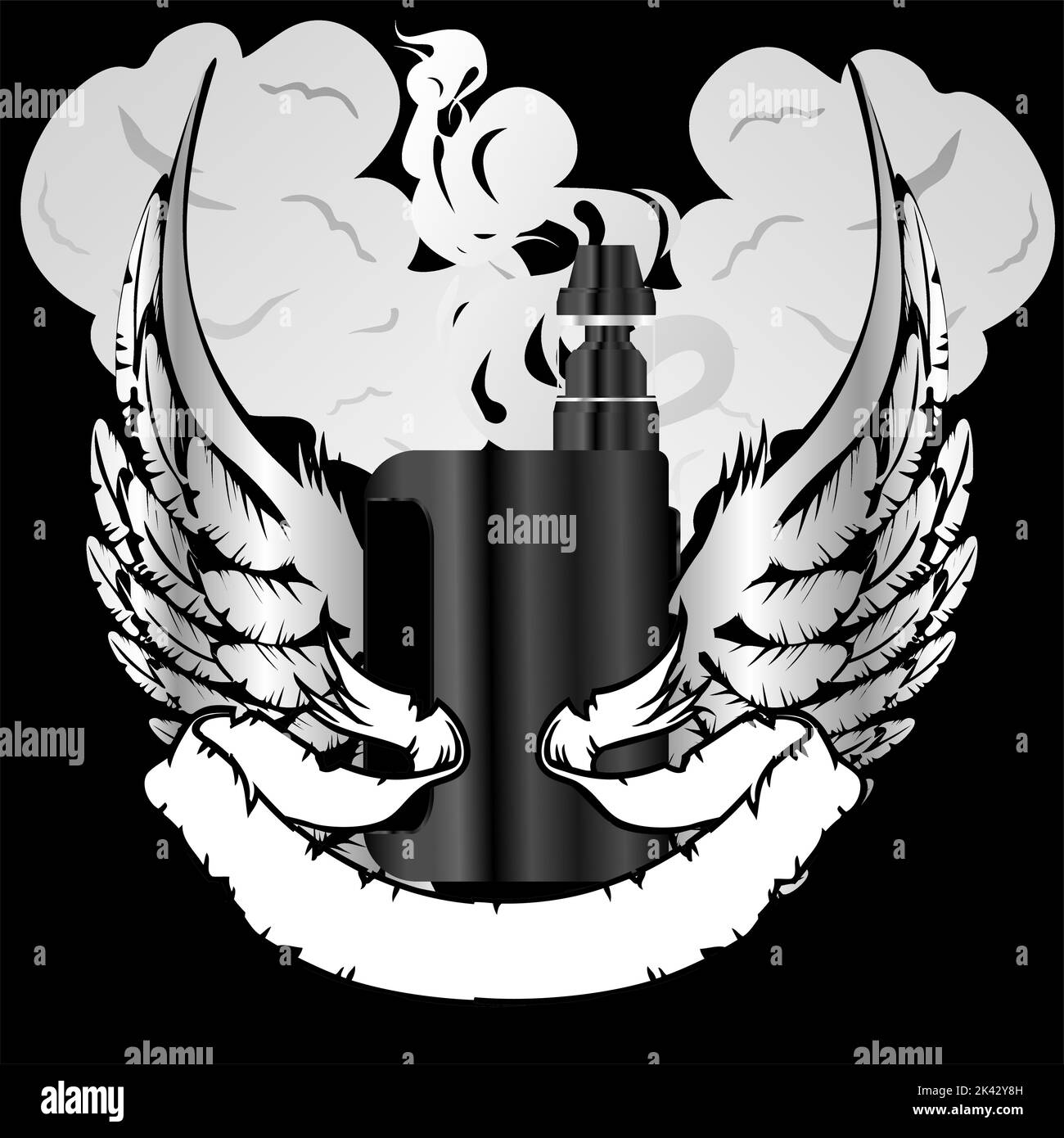 vape-winged-tattoo-logo-illustration-in-vector-format-stock-vector