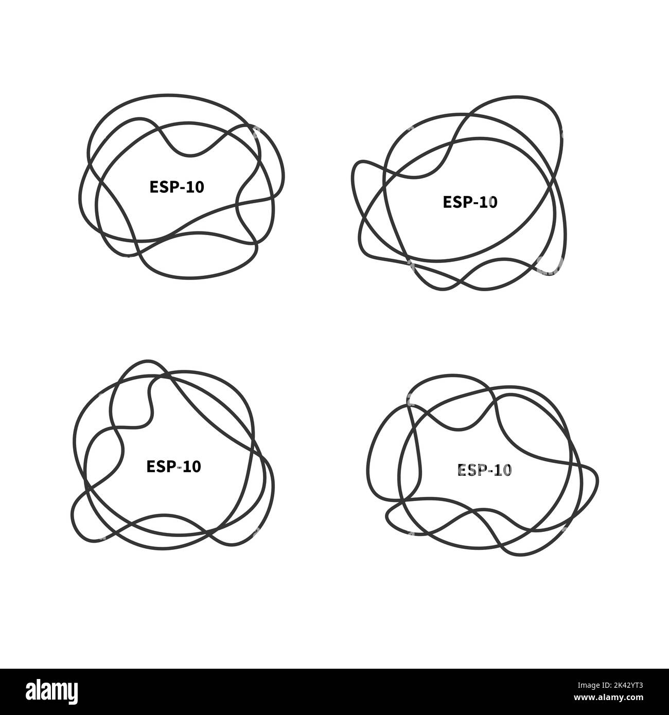 Organic shape, abstract frame, geometric border. Dynamic shape, minimal ...