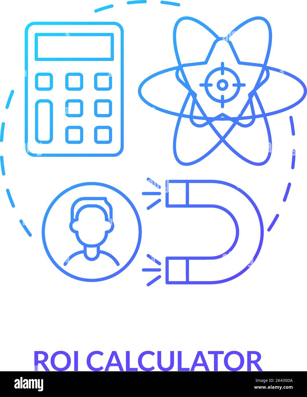 Roi technology logo Stock Vector Images - Alamy