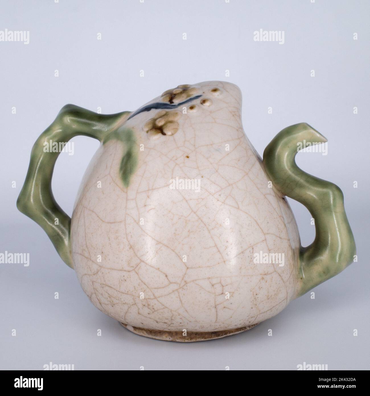 Peach Form Cadogan Teapot With Inscription China 20th century Stock