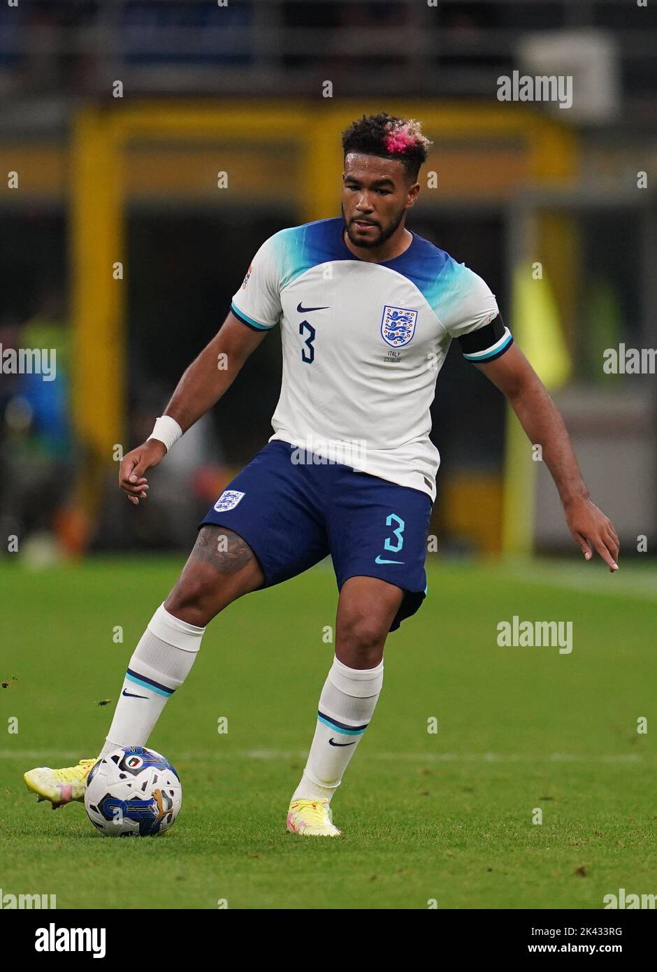 England's Reece James during the UEFA Nations League Group C Match at San Siro Stadium, Italy. Picture date: Friday September 23, 2022. Stock Photo