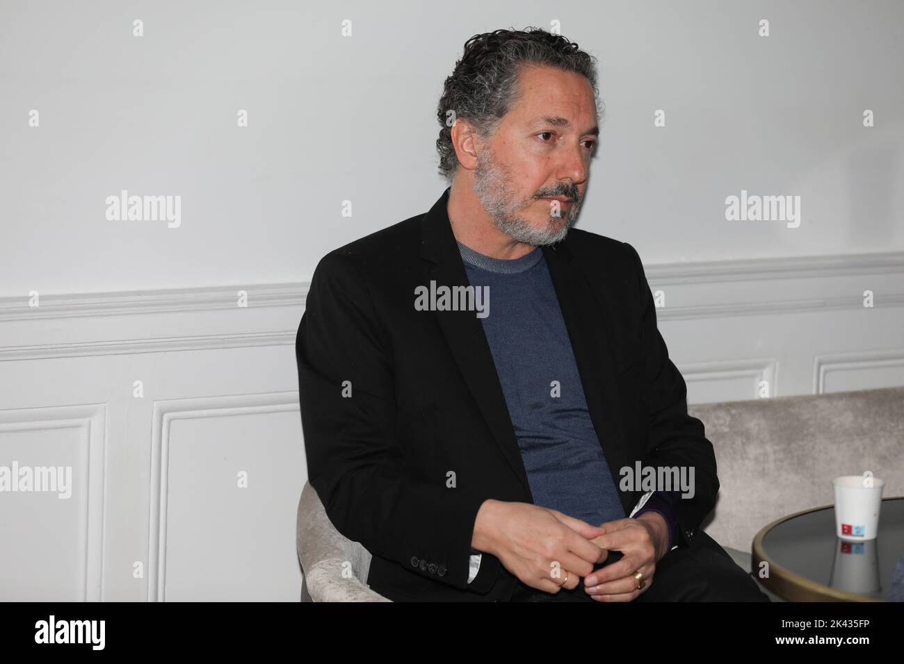 September 29, 2022, Dinard, Bretagne, France: French director GUILLAUME GALLIENNE at the Opening Ceremony of the 33rd Dinard Festival of British Cinema (Credit Image: © Mickael Chavet/ZUMA Press Wire) Stock Photo