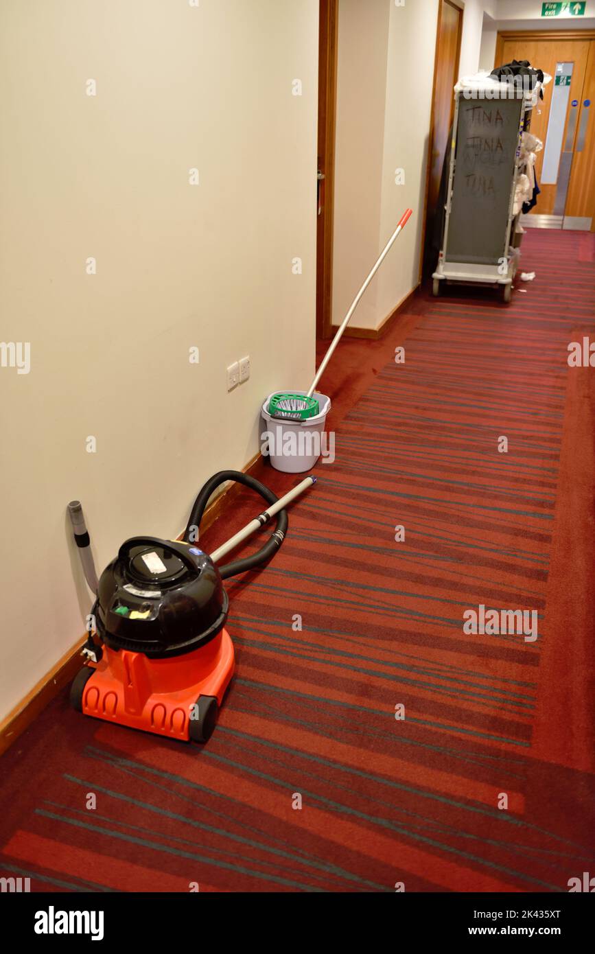 Hotel cleaning Stock Photo