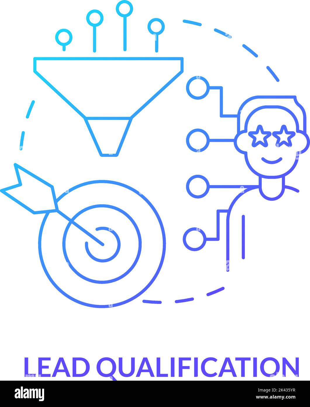 Customer qualification Stock Vector Images Alamy