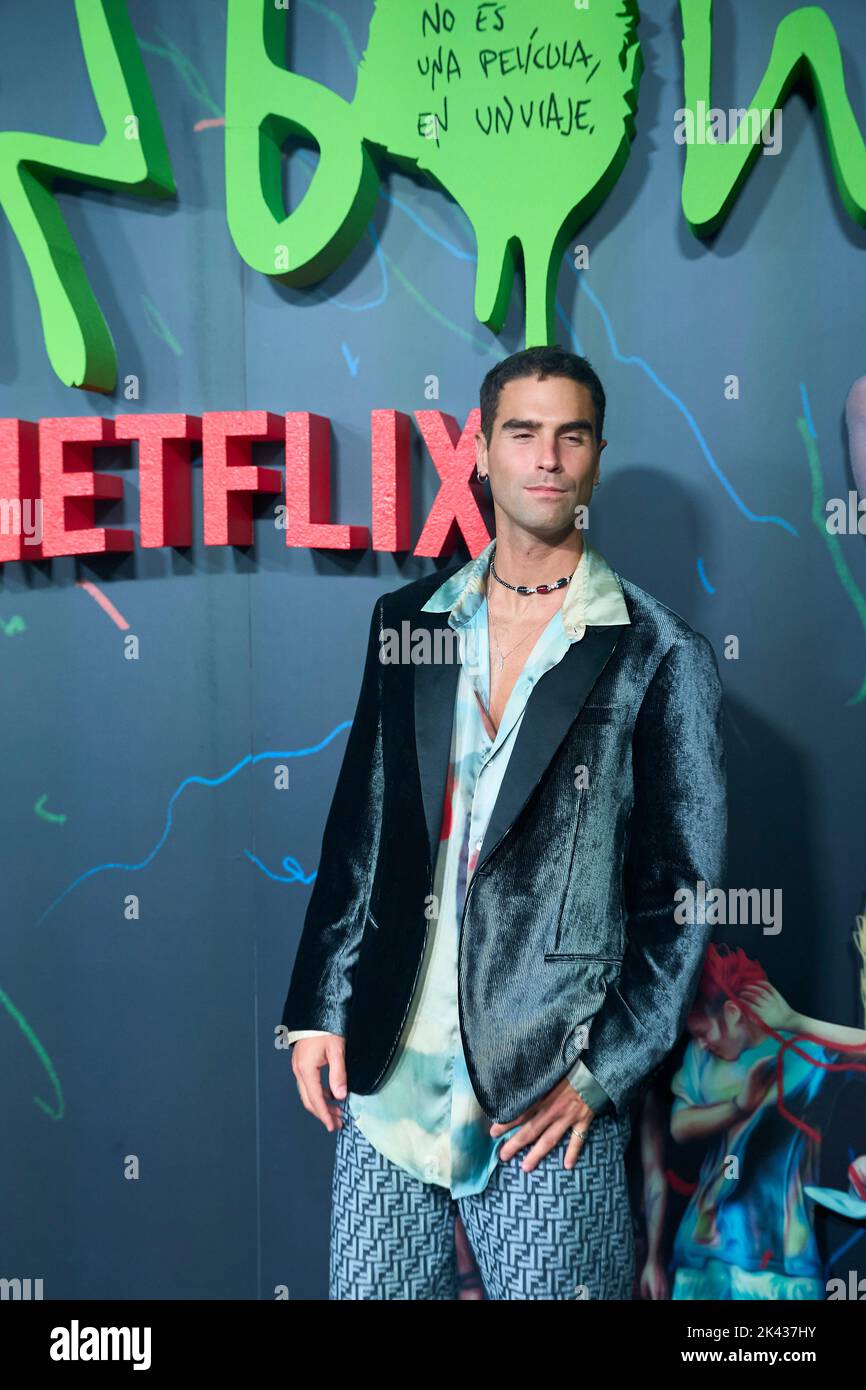 Madrid. Spain. 20220929, Nicolas Furtado attends ‘Rainbow’ Premiee at
