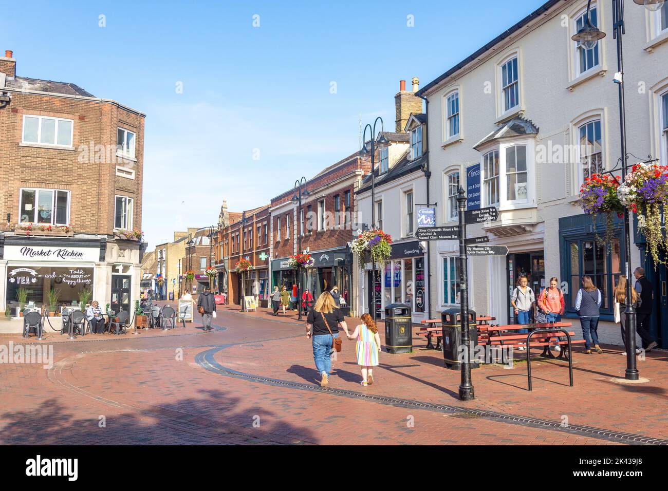 Market Place, Ely, Cambridgeshire, England, United Kingdom Stock Photo