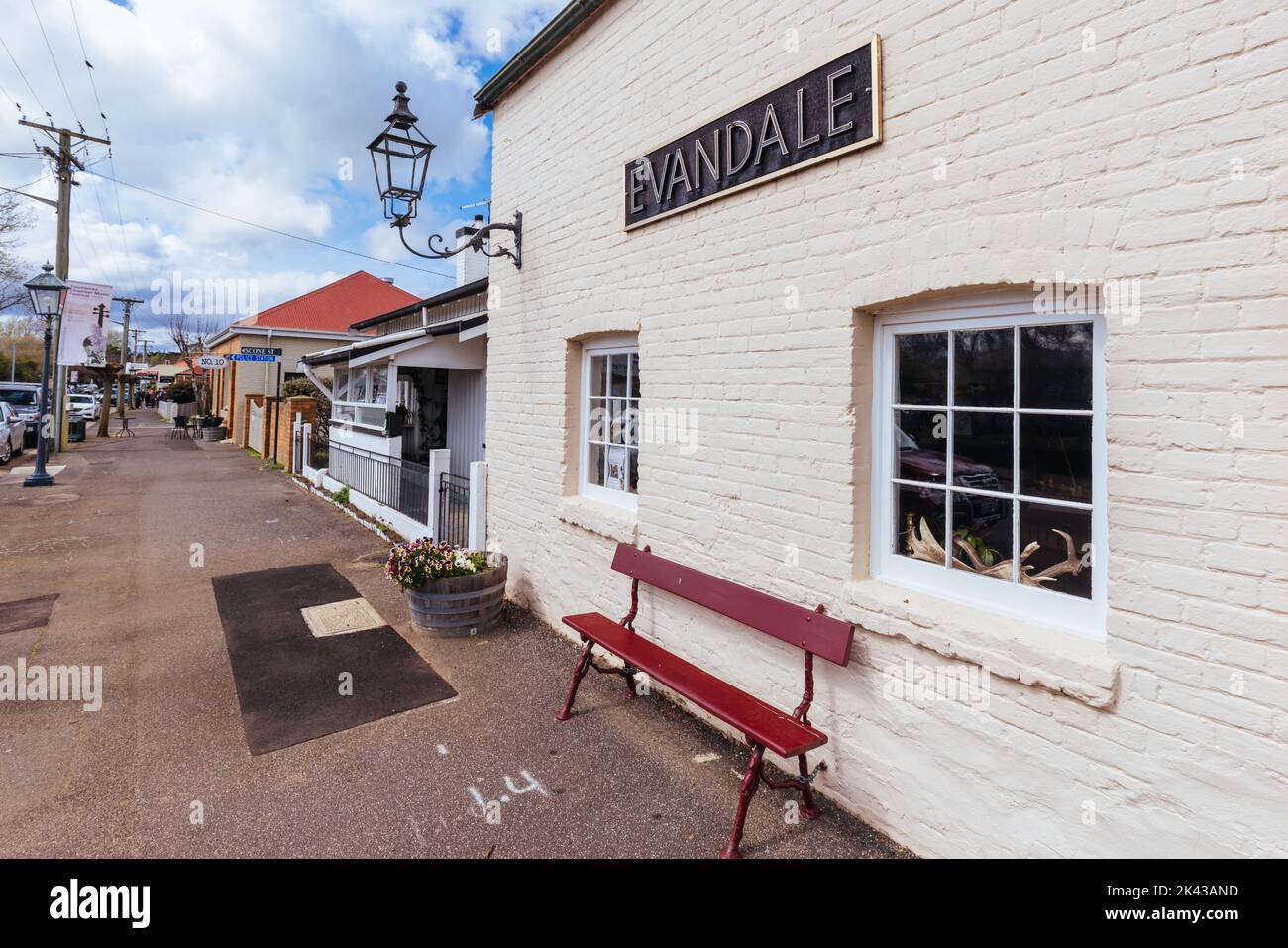 Historic Evandale in Tasmania Australia Stock Photo Alamy
