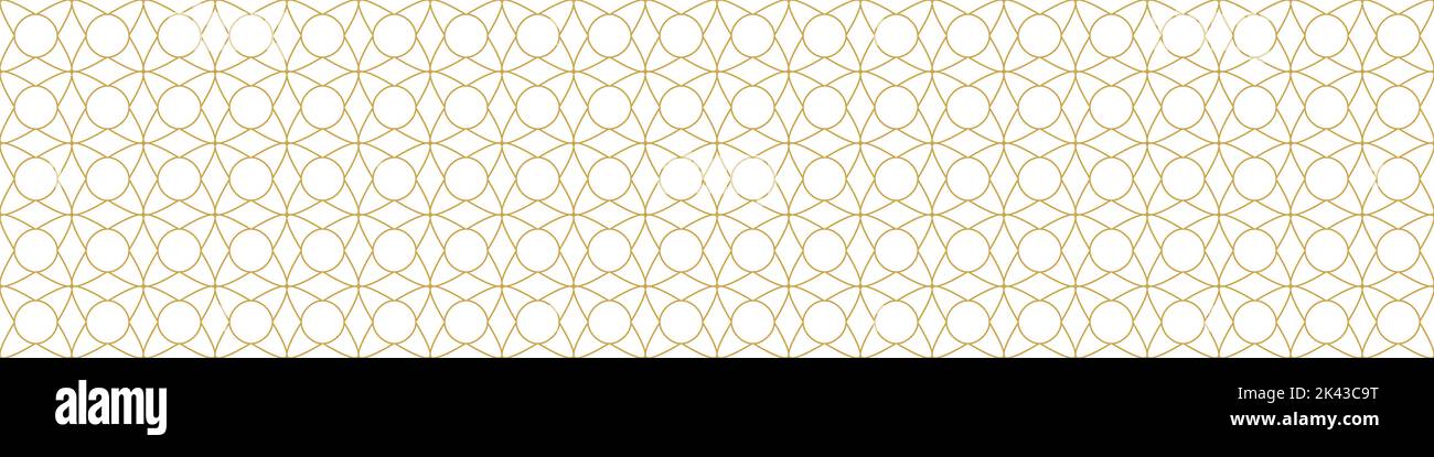 Simple seamless pattern. Gold weave for backgrounds, banners, advertising and creative design. Flat style. Stock Vector