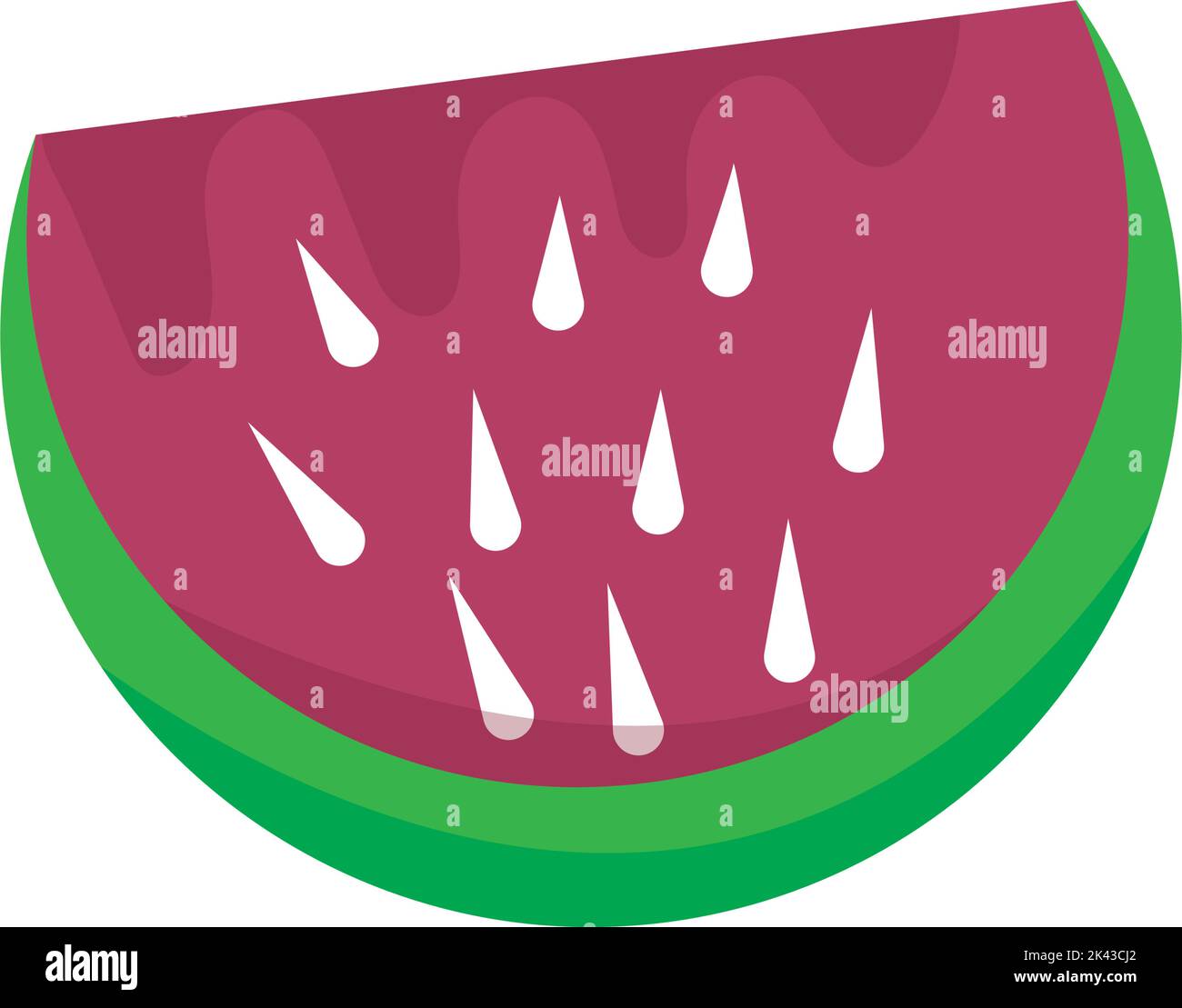 isolated colored watermelon candy icon Vector Stock Vector Image & Art