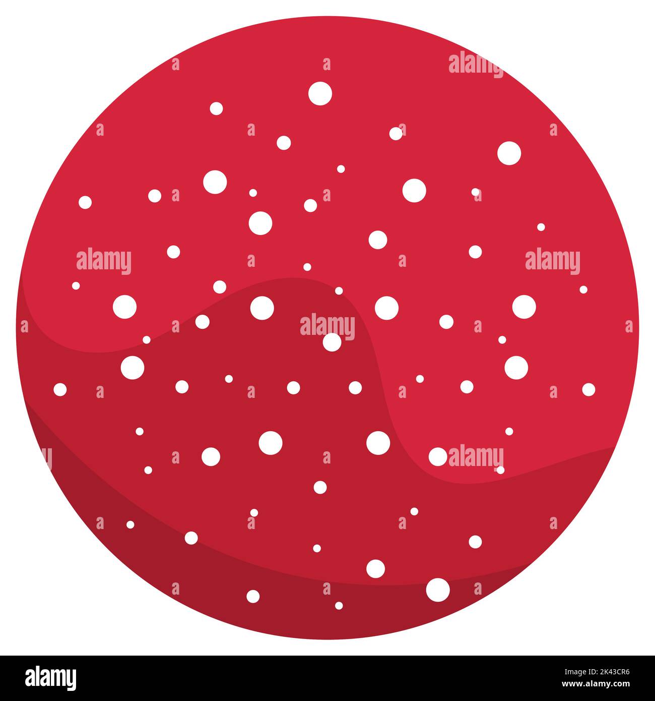Isolated colored red round candy icon Vector Stock Vector Image & Art ...