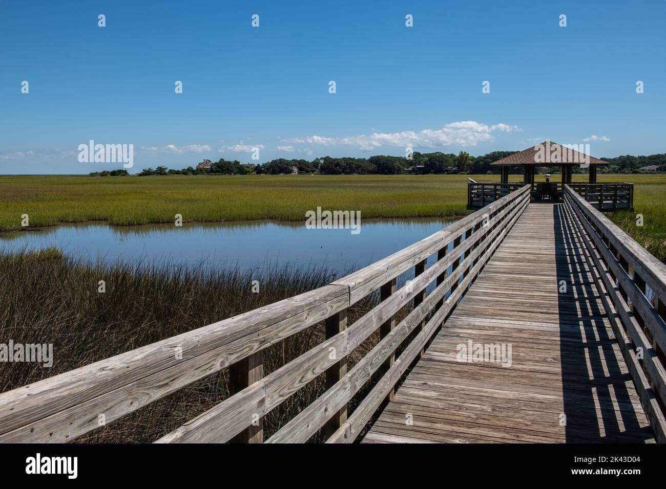 HILTON HEAD ISLAND, South Carolina, USA Sep 24, 2022 Boardwalk and