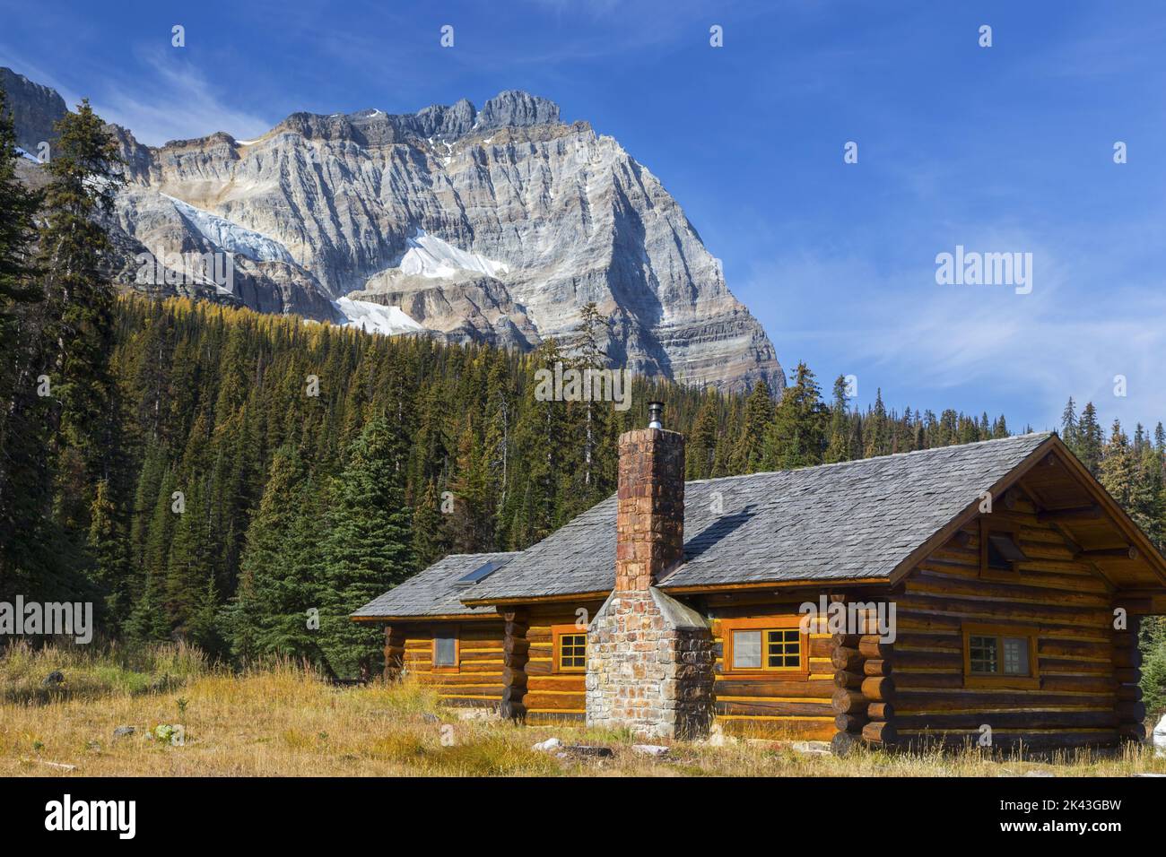 Alpine Club of Canada Elizabeth Parker Hut, Lake O’Hara. Vintage Rustic