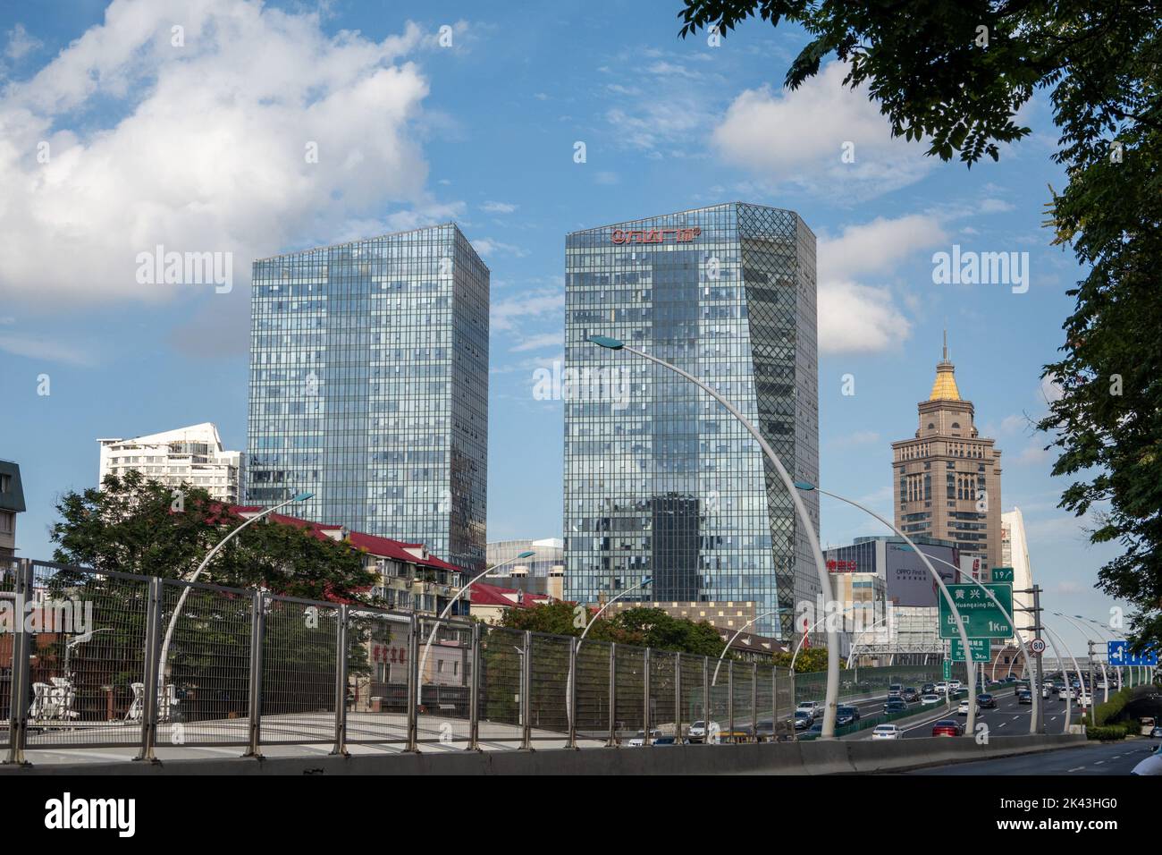 SHANGHAI, CHINA SEPTEMBER 29, 2022 Wanda Plaza in Shanghai, China
